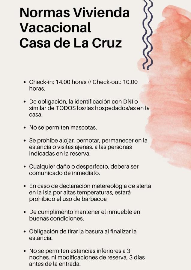 Casa De La Cruz Villa Villa de Mazo Ngoại thất bức ảnh